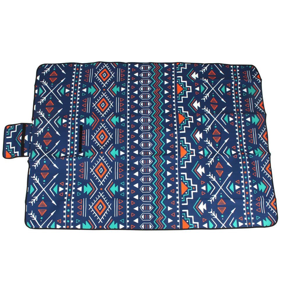 Gedrukte PVC Backed Picnic Rug (150x200cm)