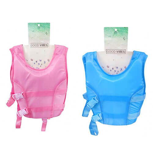 Kid's Swim Vest w/ Anti-Rise Strap (39x32cm)