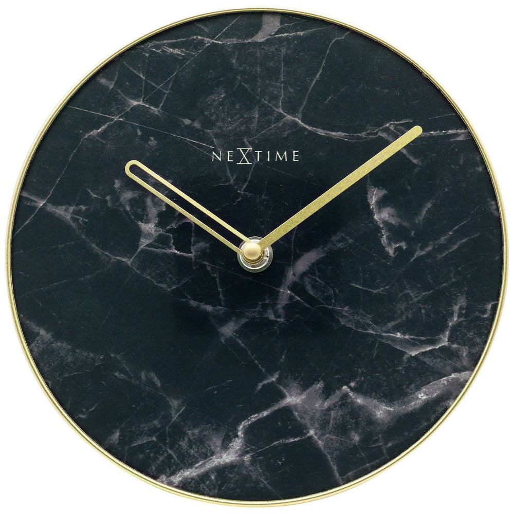 NeXtime Marble Table Clock 20cm