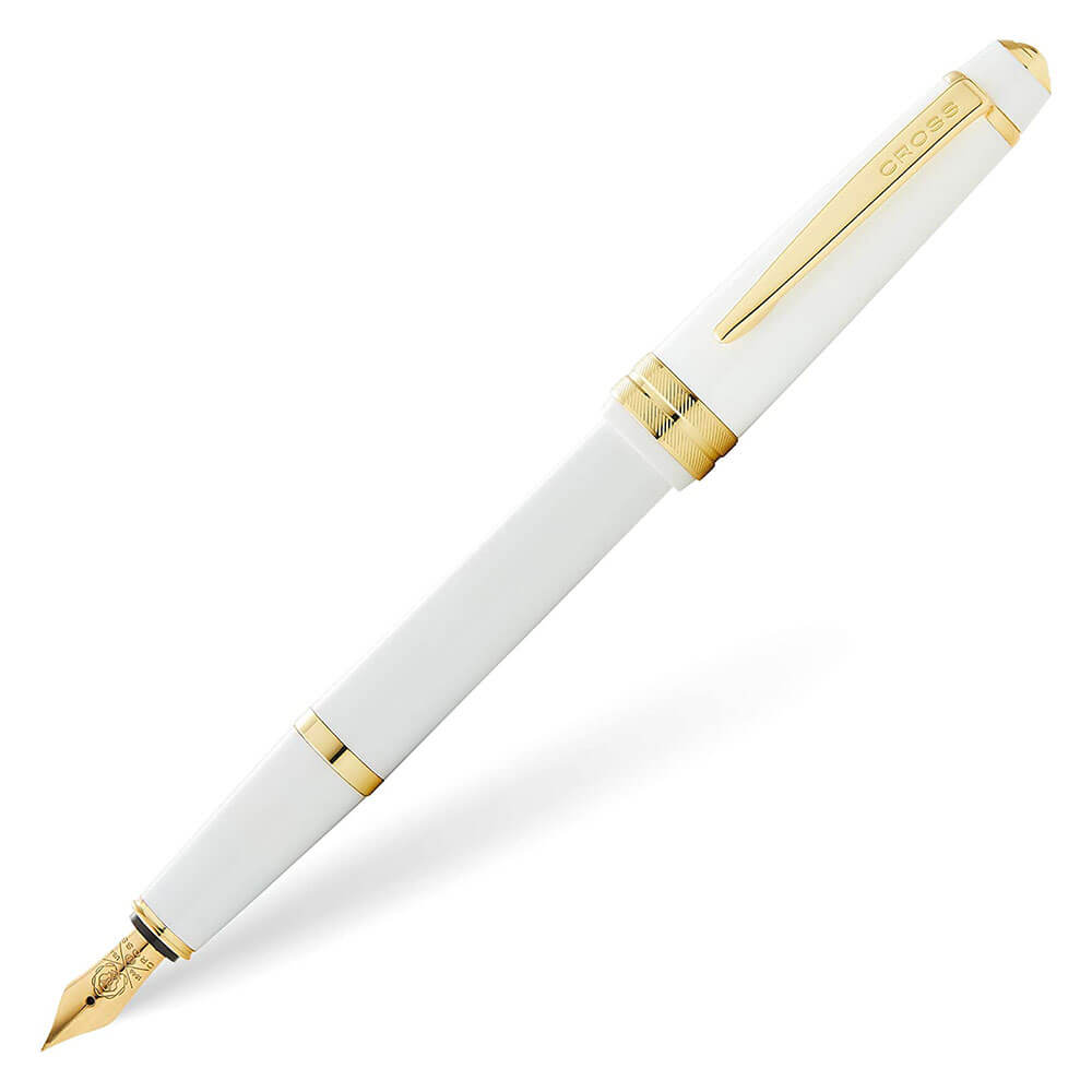 Cross Bailey Light Gloss Fountain Pen (wit/goud)