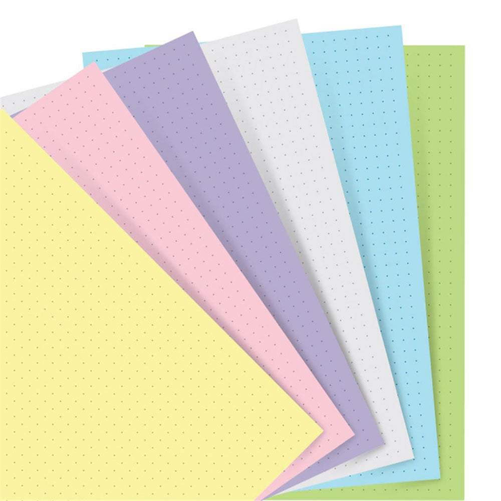 Filofax Pastell Pocket Notebook Nachfüllung 60pk