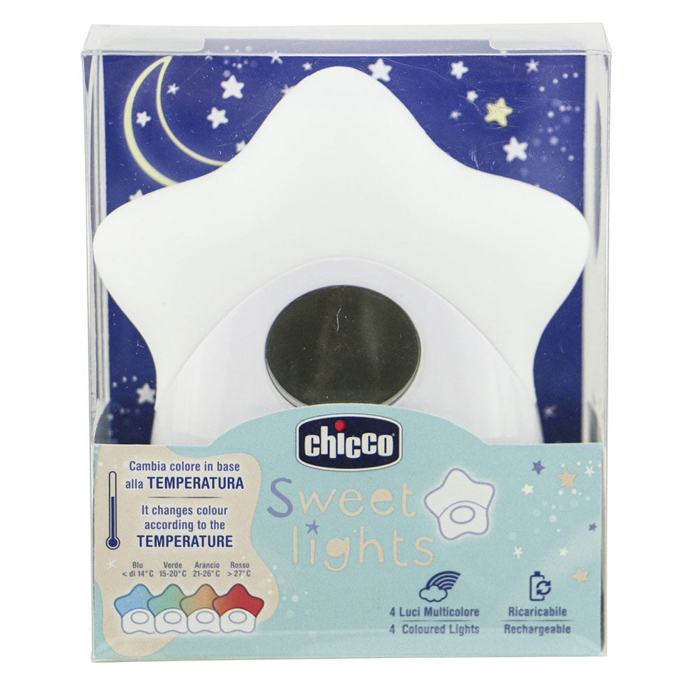 Chicco Star Night Light USB -termometer