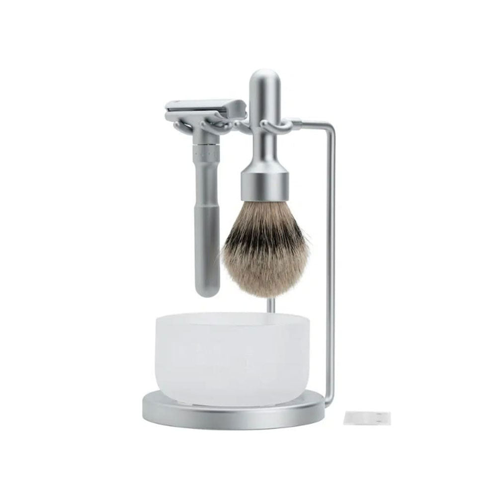 Merkur Futur Shave Set (Matte Chrome)