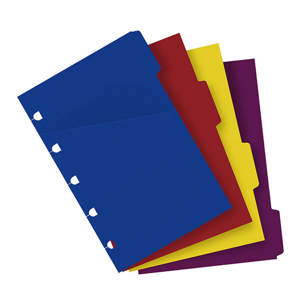 Filofax anteckningsbok färgindex 4pk