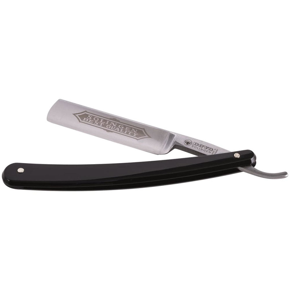 Dovo Cut Throat Razor with Black Handle 1.9cm