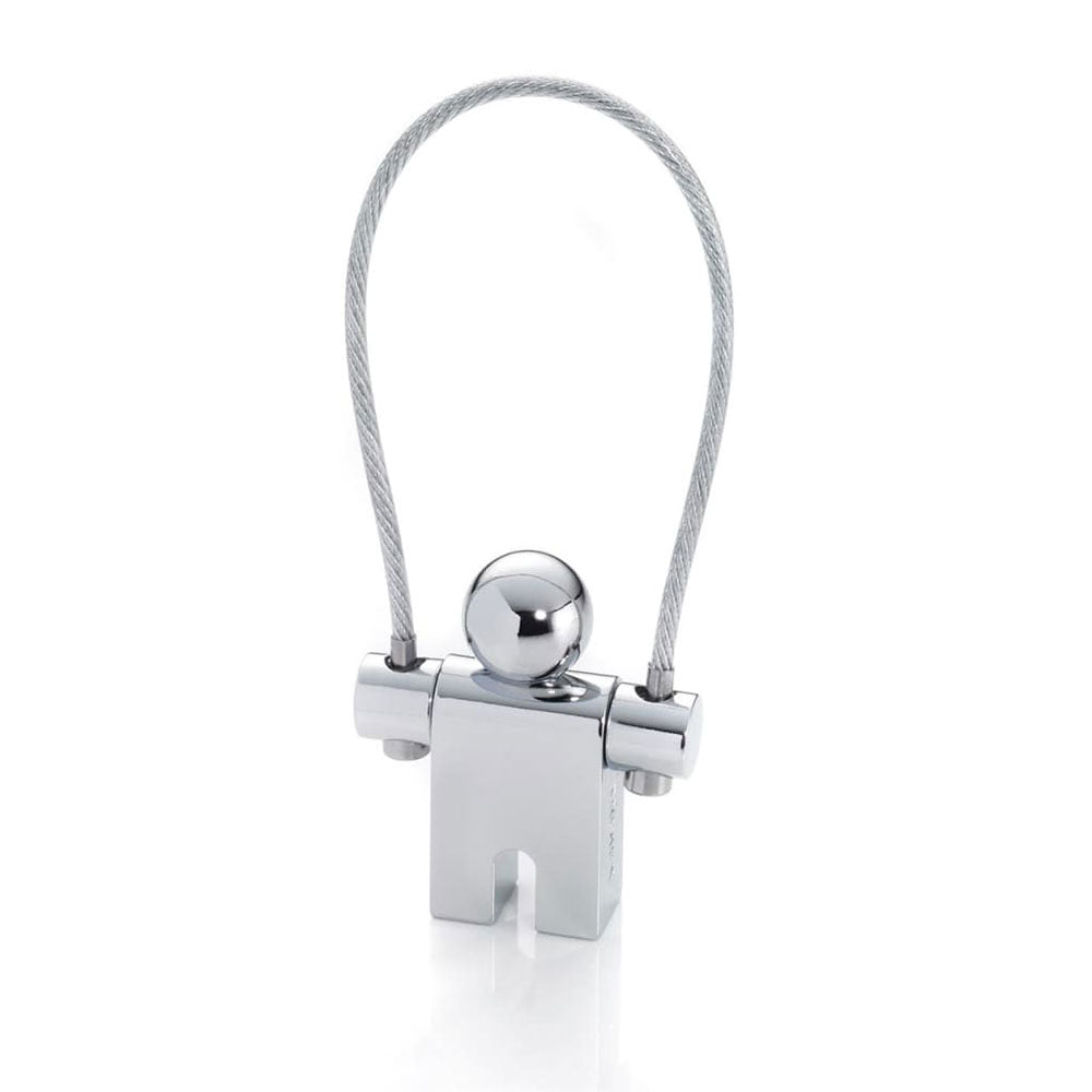 Troika Shiny Jumper Keyring (Silver)