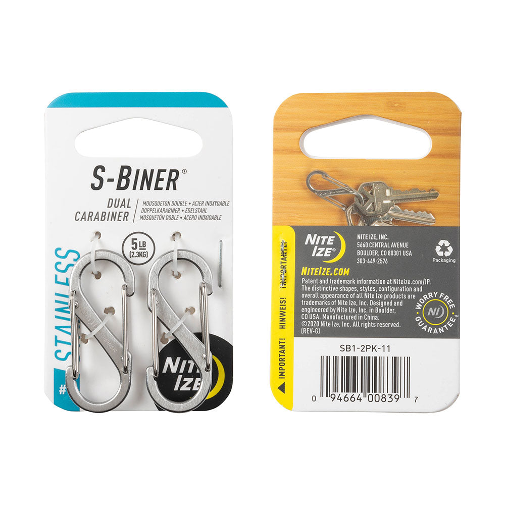 Nite Ize S-Biner Maat 1 2pk