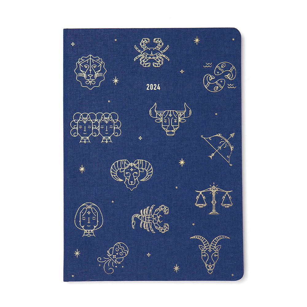 Letts 2024 Zodiac A6 Week to See Diary