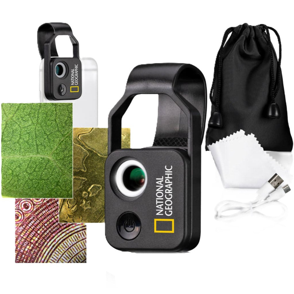 National Geographic 200x Smartphone Microscope with CPL