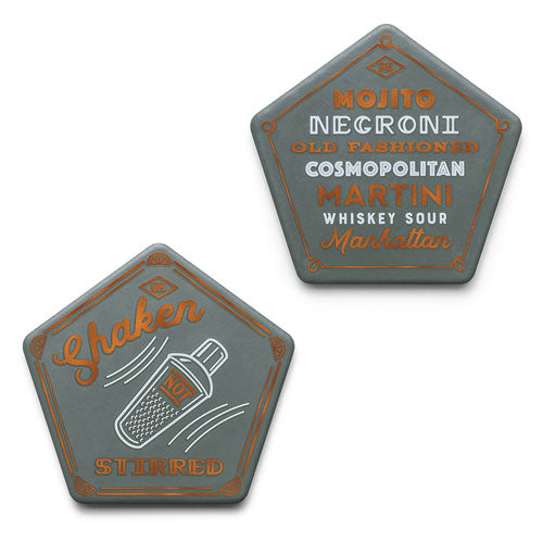 Gentlemen's Hardware Pentagon Coasters ( Set of 4)