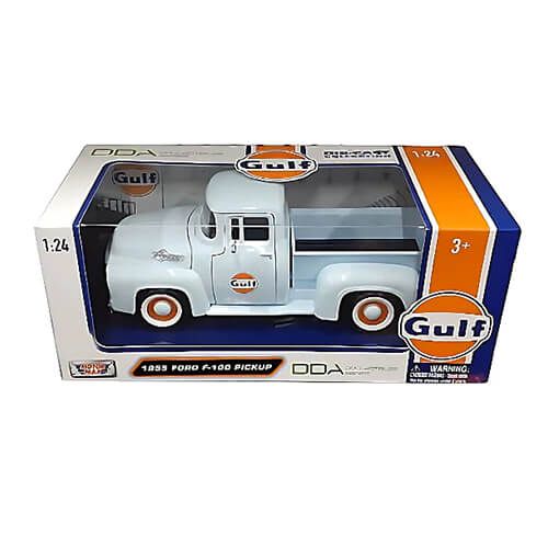 1955 Ford F-100 Gulf Pickup 1:24 Escala