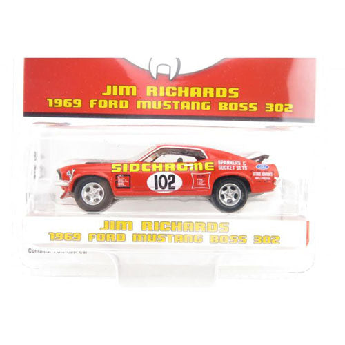 1969 Boss Richards Sidchrome Mustang 1:64 Model Car