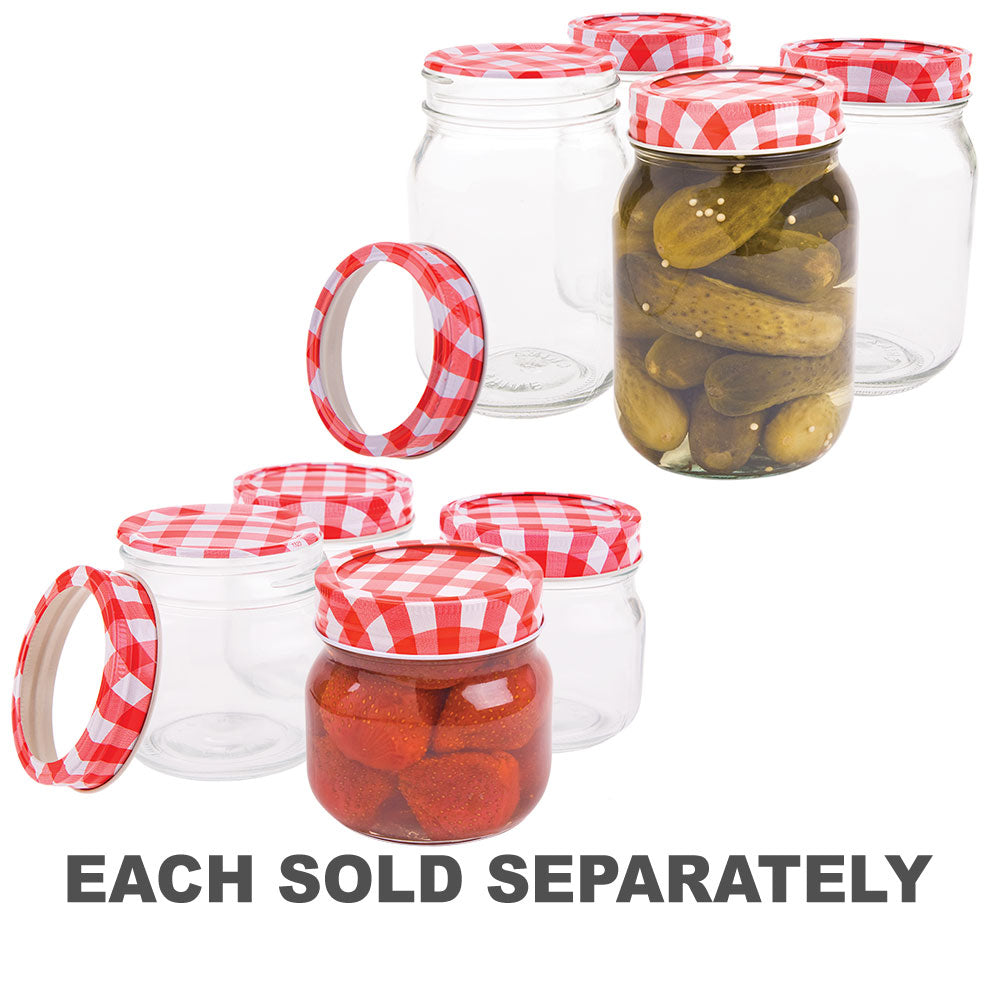 Appetito Mason Preserving Jars (Set of 6)