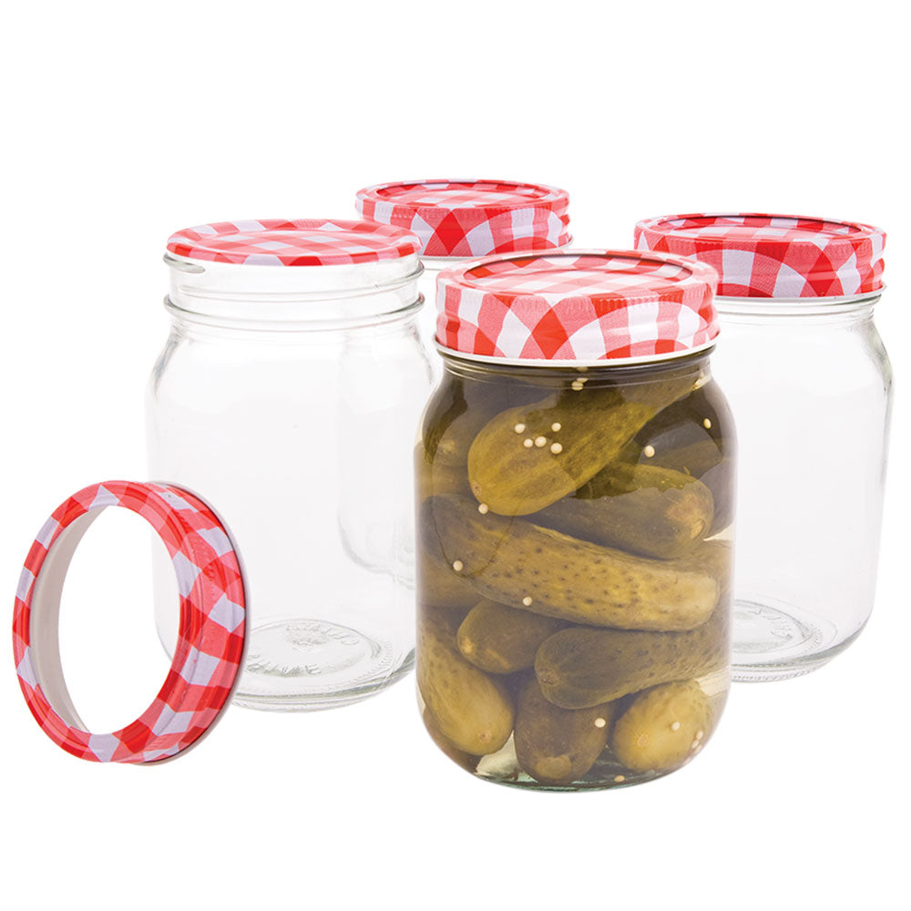 Appetito Mason Conserving Jars (set van 6)