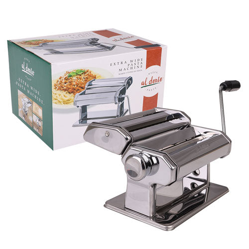 Al Dente Extra Wide Pasta Machine 180mm (Chrome)