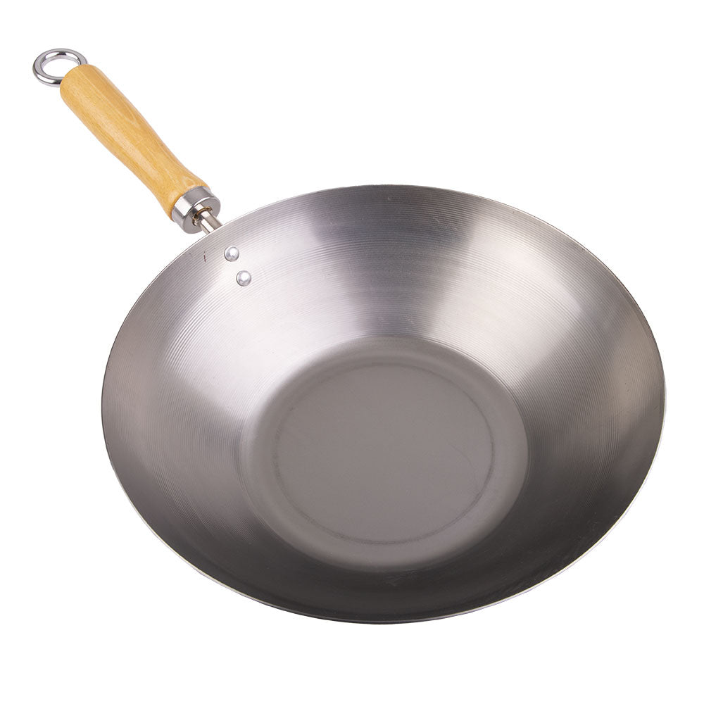 D. Linha de aço carbono Fry Fry Pan