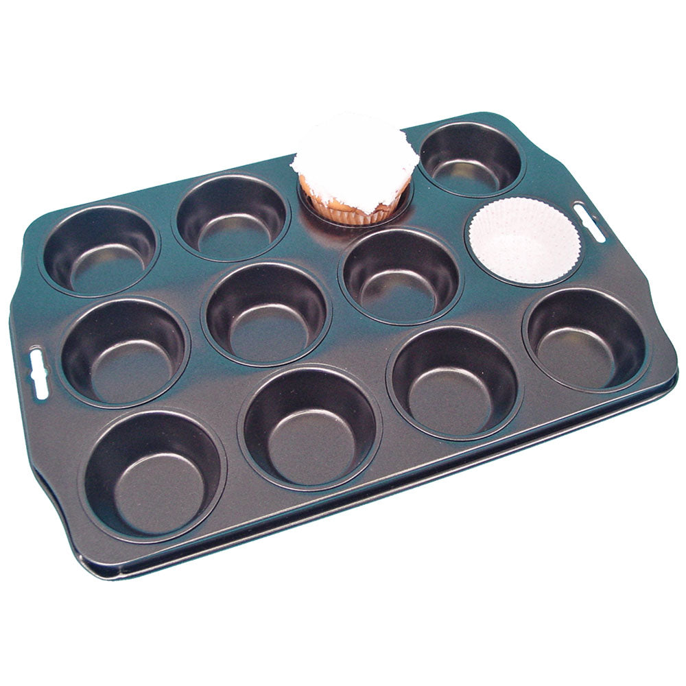 Daily Bake Non-Stick 12-Cup Patty Cake Pan