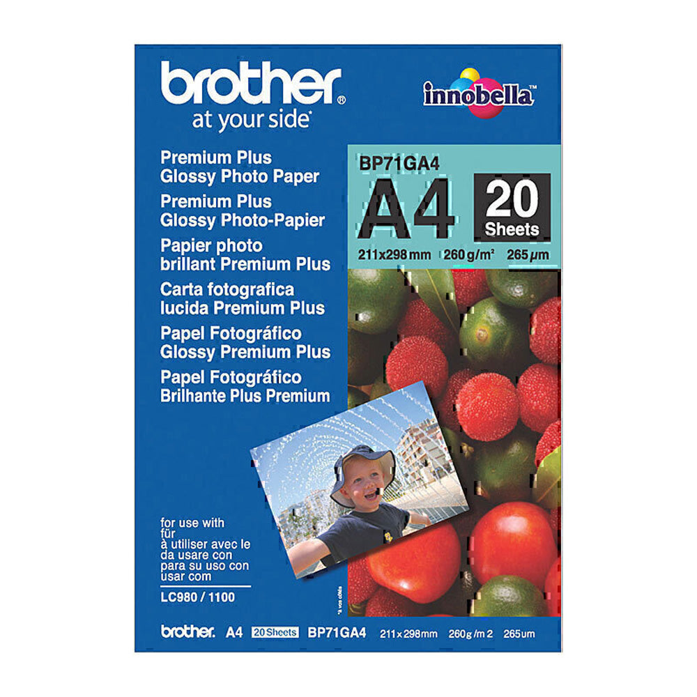 Bror blank papir 260gsm 20pk