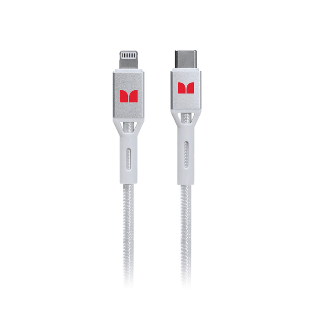 Monster Lightning vers USB-C Câble tressé 1,2 m