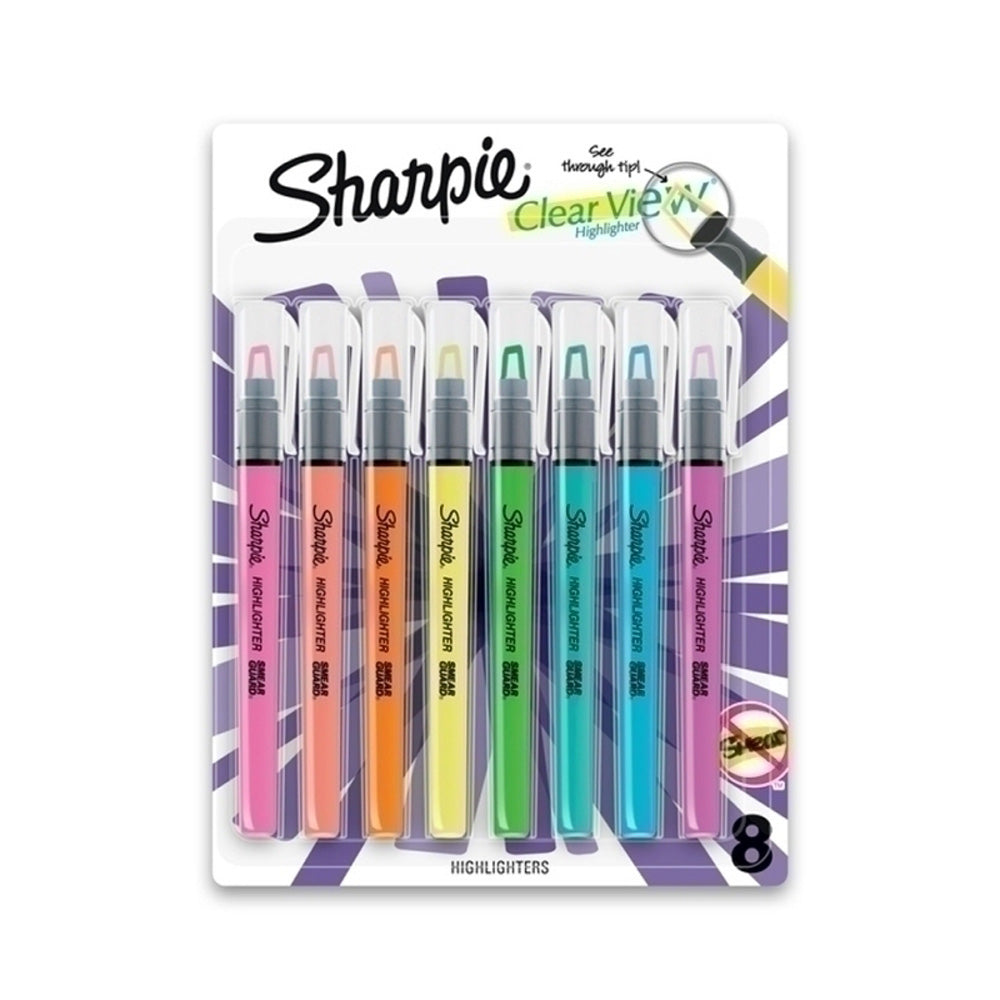 Sharpie Clear View Highlighter Stick (låda med 6)