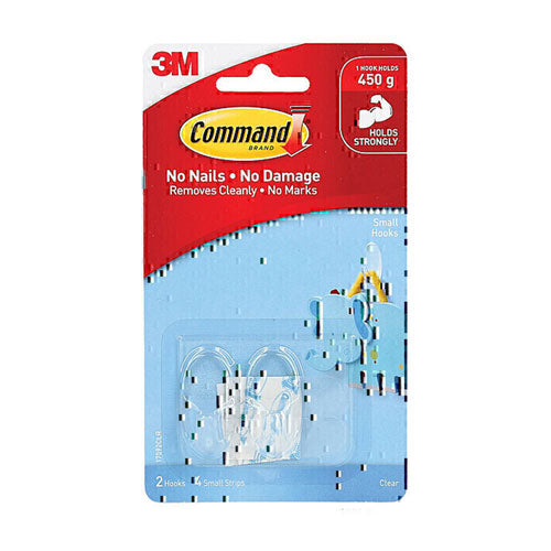 Command Clear Hooks 2pk (Box of 6)