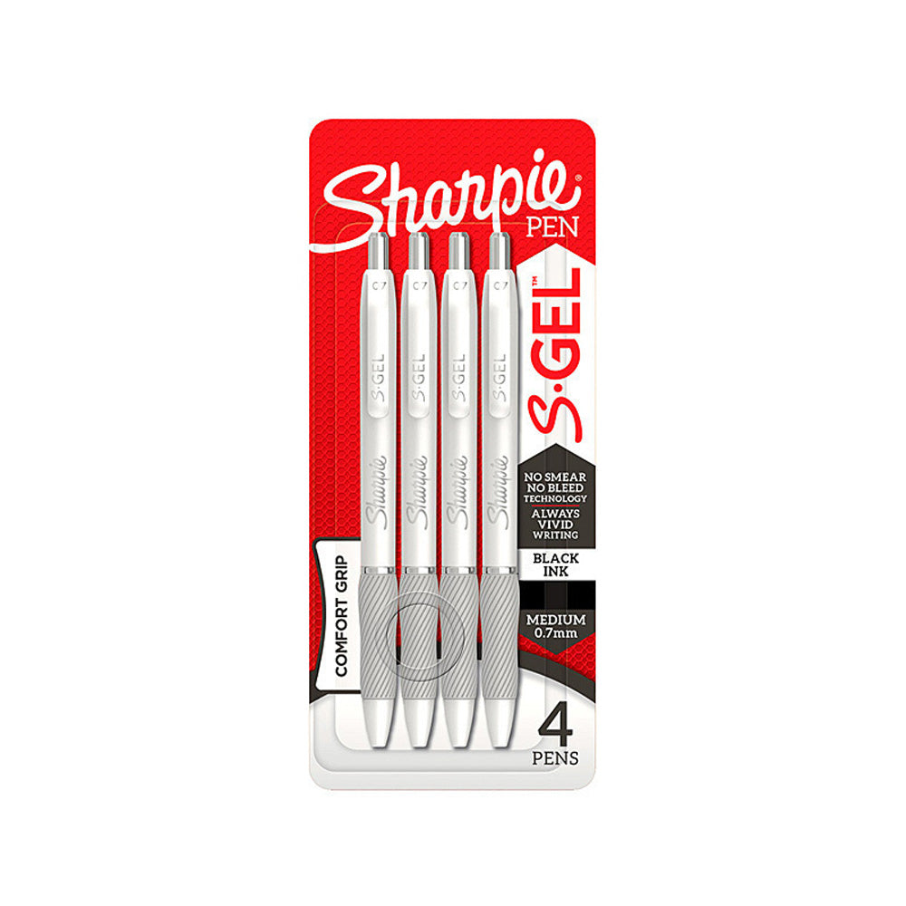 Sharpie Black Ink S-Gel Pen (boks med 6)