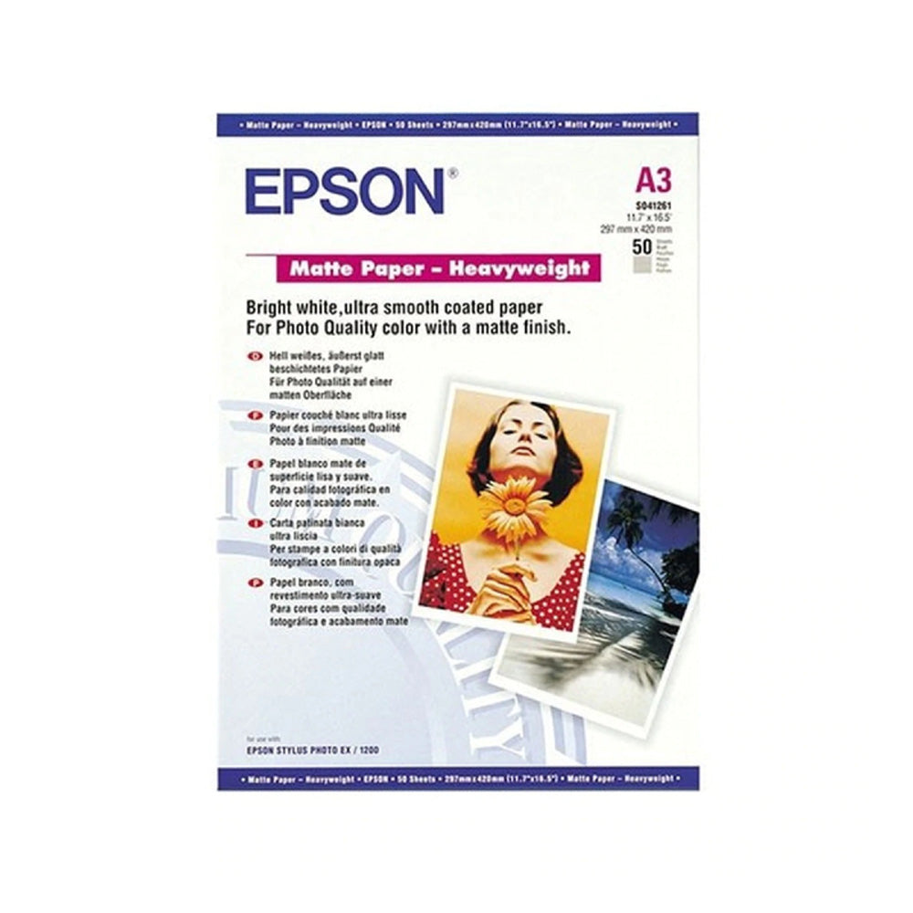 Epson Matte tung vægt papir 50pc