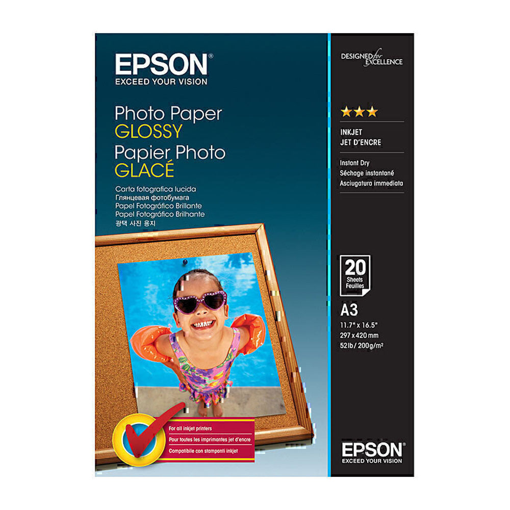 Epson glanzend fotopapier 20 stc