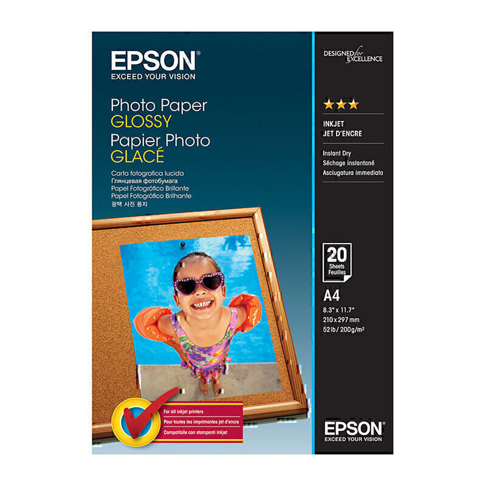 Epson Glossy Photo Papel 20pc