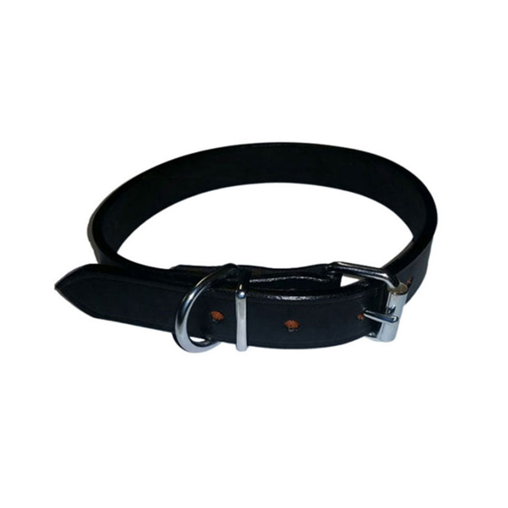 Collar de cuero (negro)