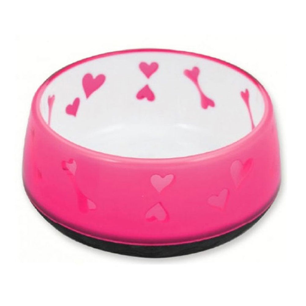 Pawise Lifestyle Dog Love Bowl (rosa)