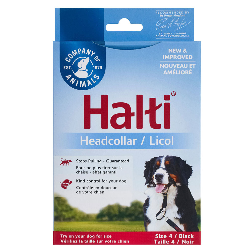 Halti Dog Head Collar (preto)