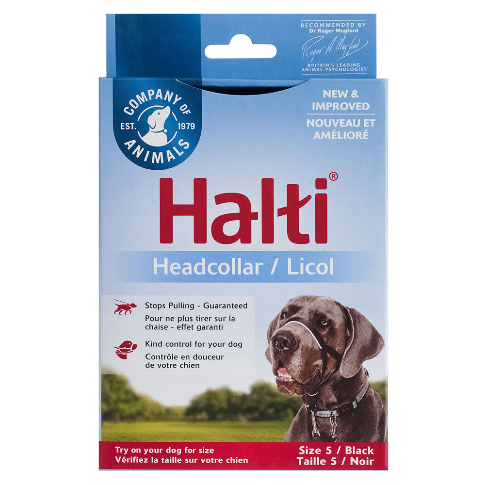 Halti Dog Head Collar (preto)