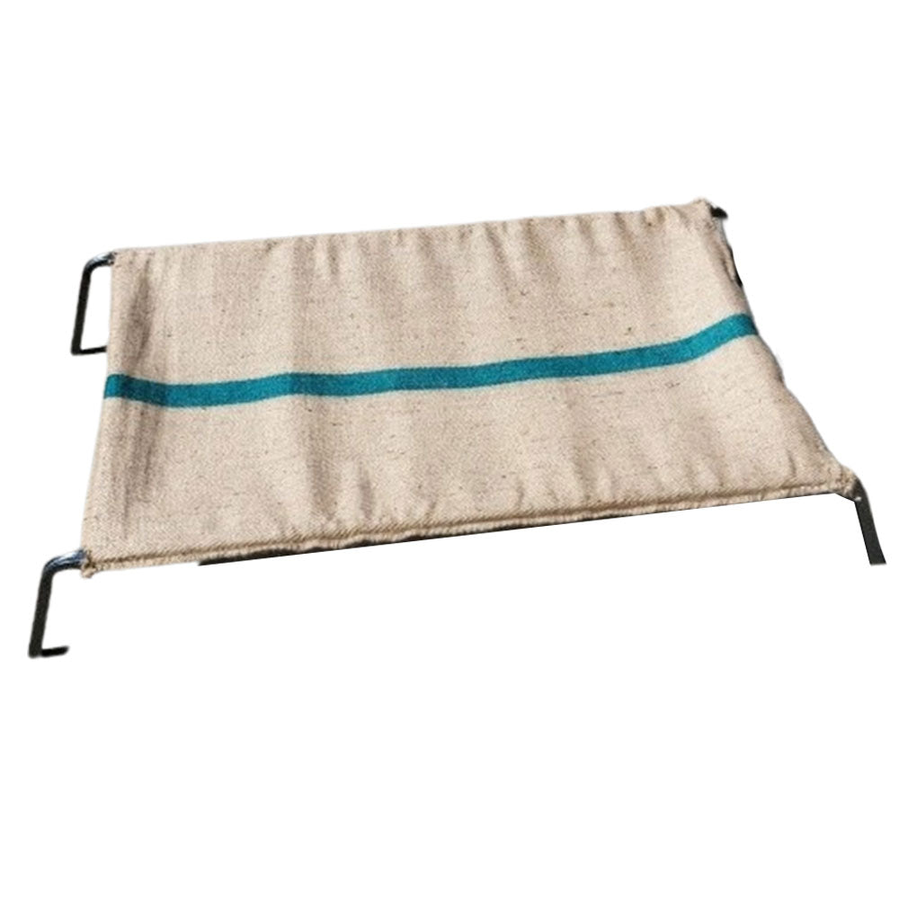 Steel Frame Hessian Bed (Large)