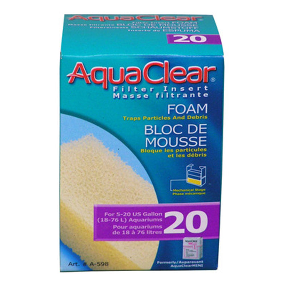 Bloco de espuma aquaclear