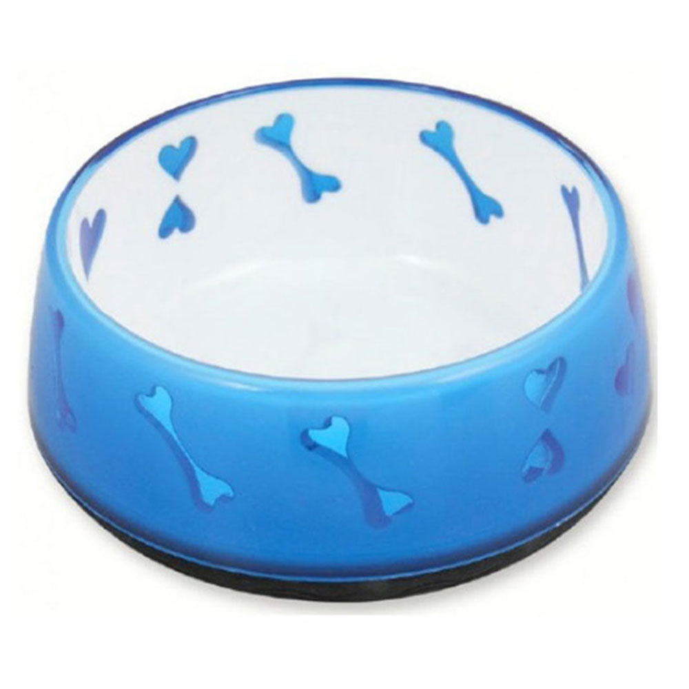 Pawise Lifestyle Dog Love Bowl (blauw)