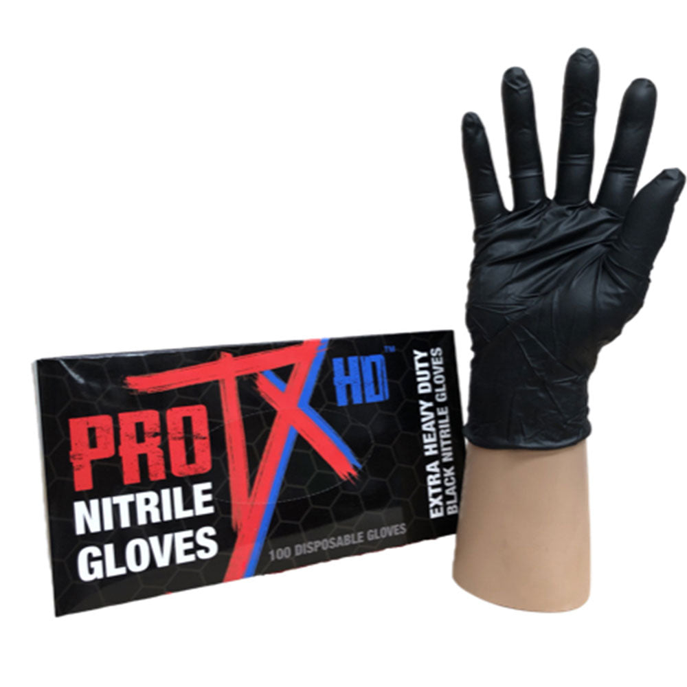 Pro TX HD Heavy Duty Nitrile Gloves 100pcs (sort)