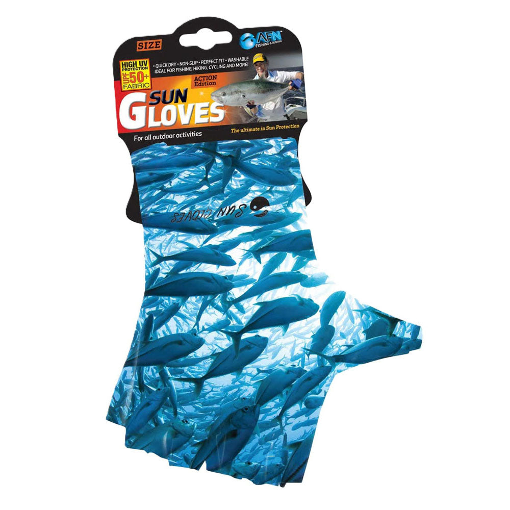 Bait Ball Sun Glove (Blue)