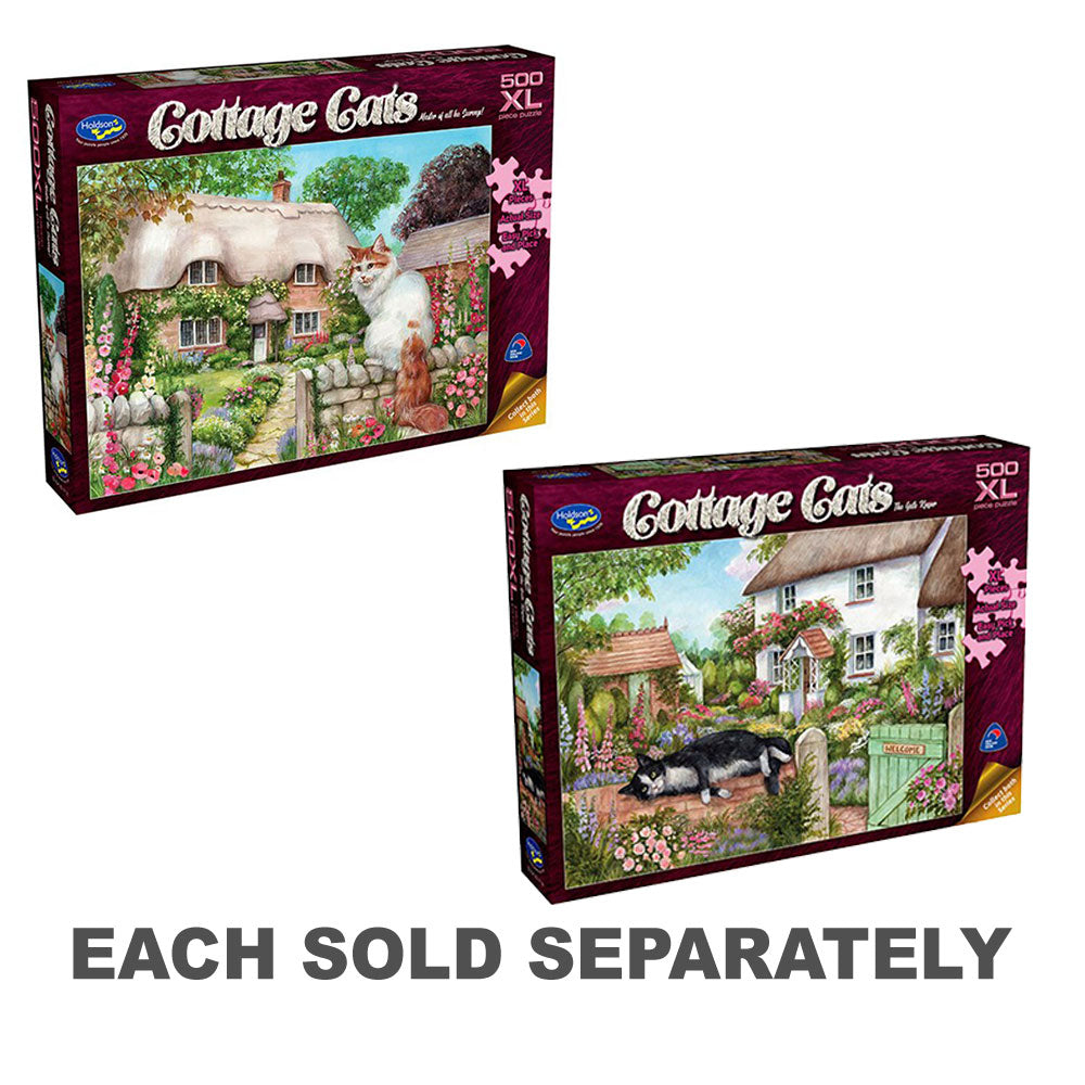 Holdson Cottage Cats Puzzle 500XL