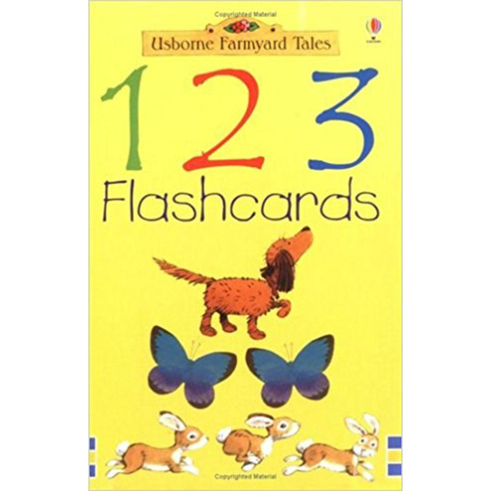 Usborne flashcard for barn