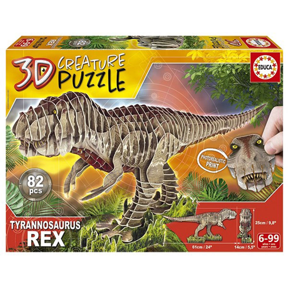  Educa 3D-Kreatur-Dinosaurier-Puzzle