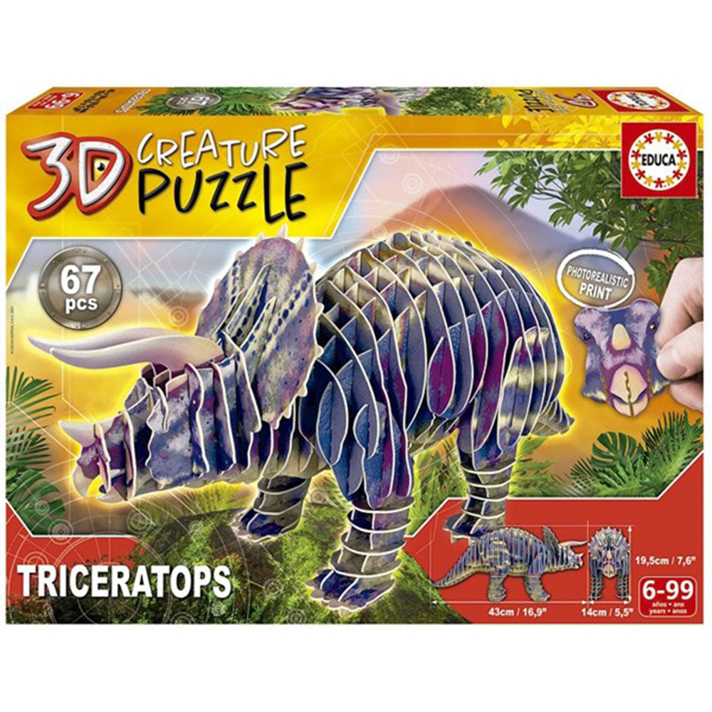 Puzzle di Dinosaur Creatura 3D Educa