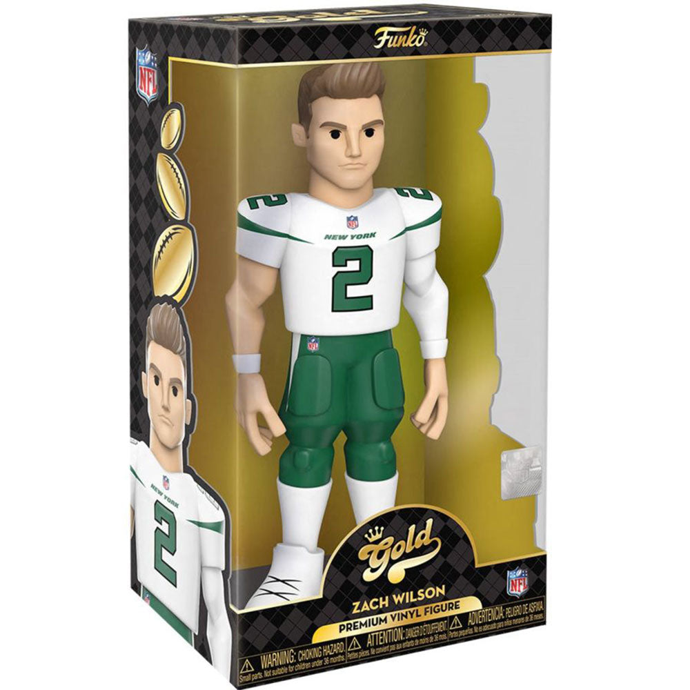 NFL: NY Jets Zach Wilson Vinyl Gold Chase Ships 1 en 6