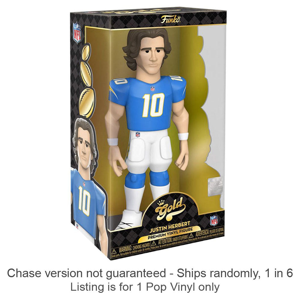 NFL: Justin Herbert Vinyl Gold Chase skip 1 av 6