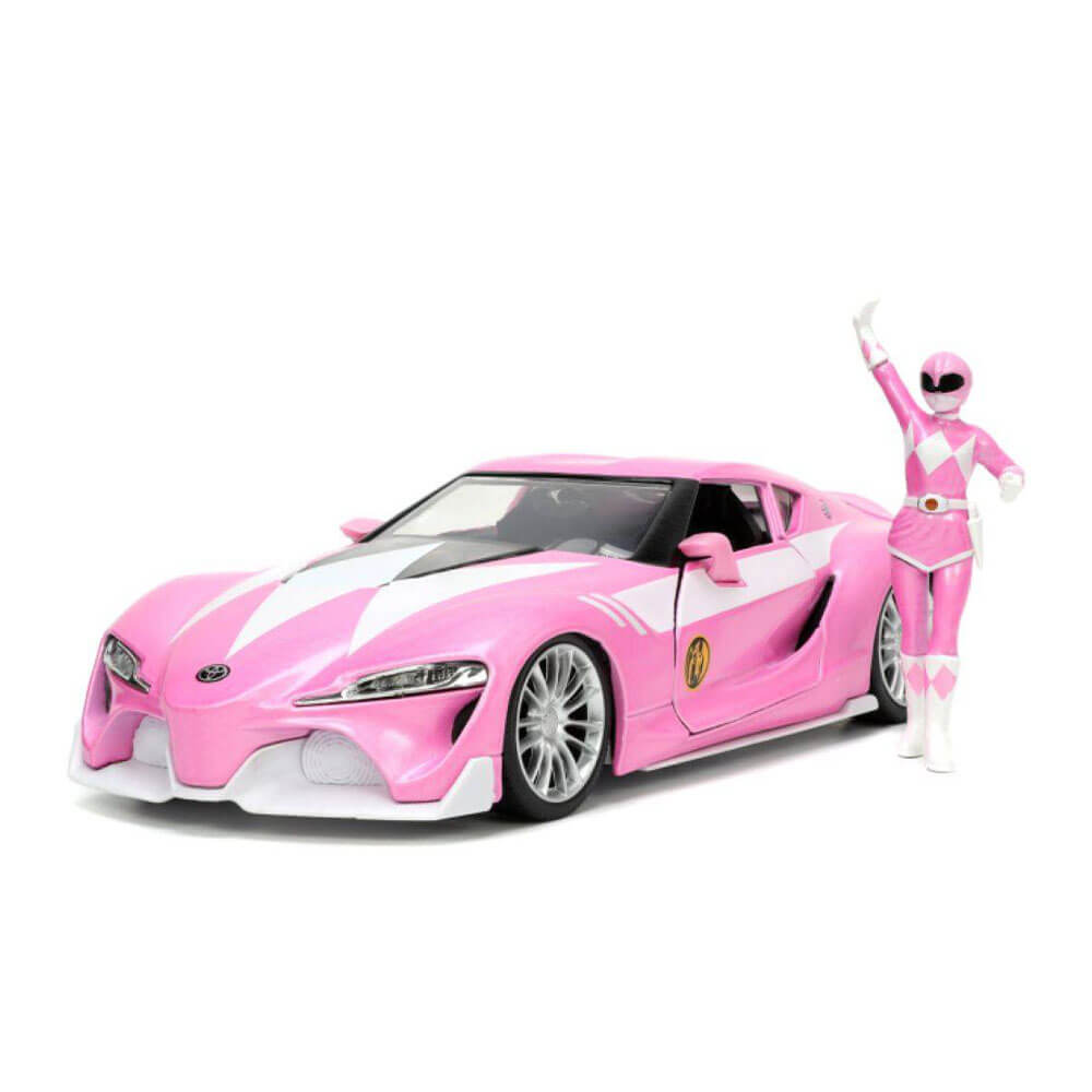 Power Rangers Toyota ft-1 med rosa ranger