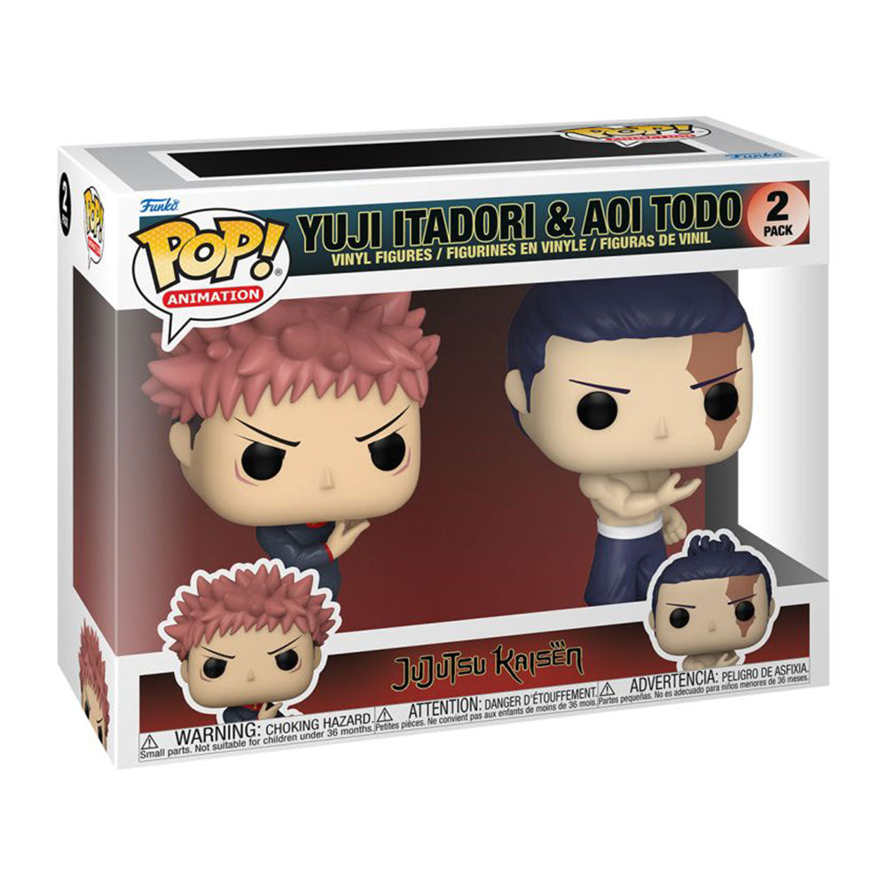 Jujutsu Kaisen Yuji Itadori & Aoi Todo Pop! Vinyl 2-Pack