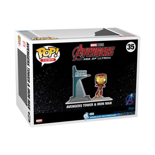 Avengers: Age of Ultron Tower & IronMan US Glow Pop! Town