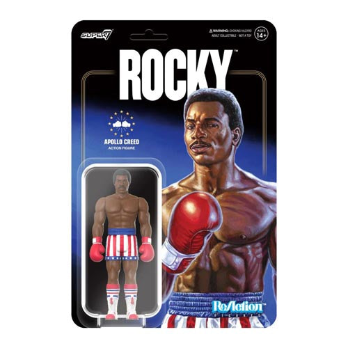 Rocky I Apollo Creed Boxing Reaction 3.75" Figure