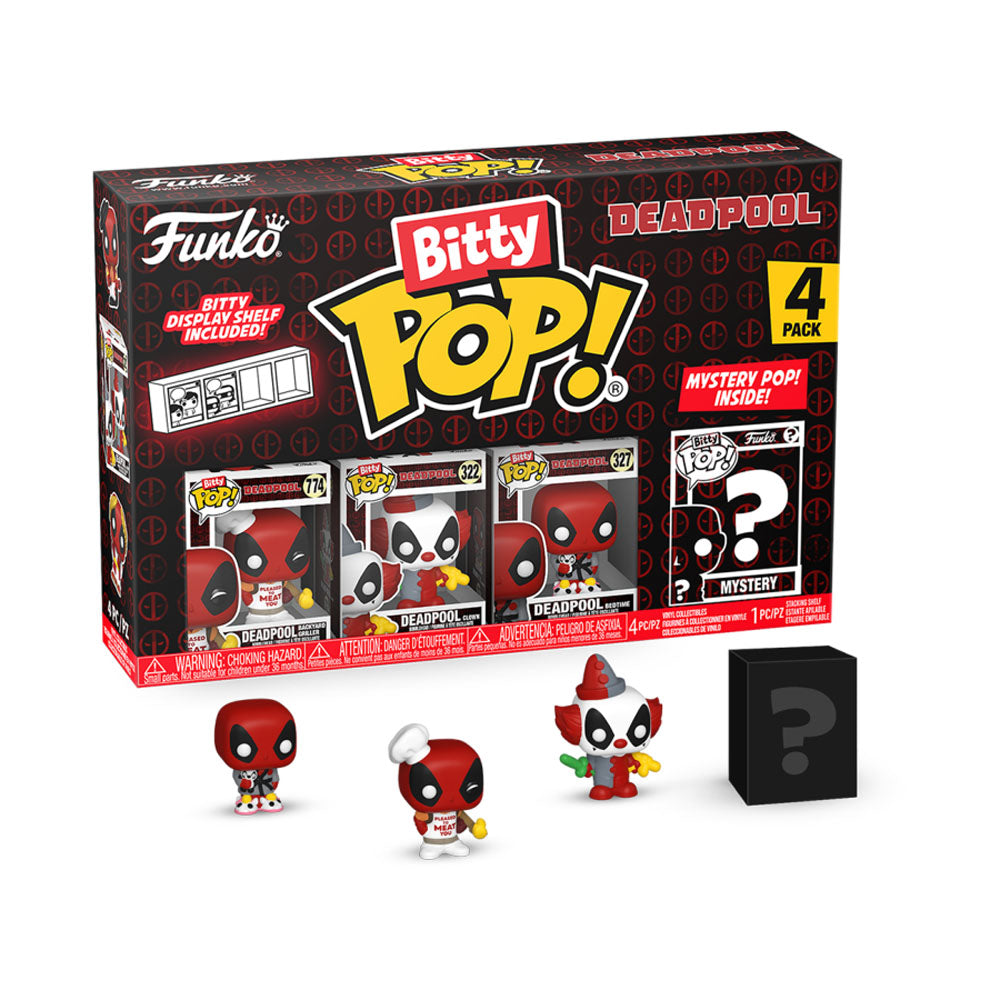 Deadpool BBQ Master Bitty Pop! 4-Pack