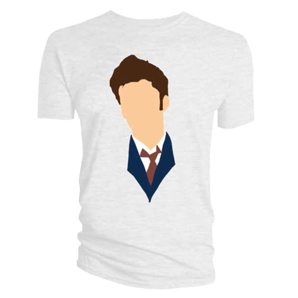 T-shirt T-shirt Doctor Who David Tennant Vector Head